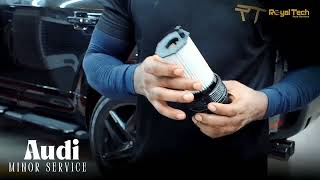 Audi Minor Service & Comprehensive Diagnostic Inspection in Dubai