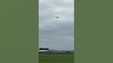 C42 Ikarrus swift micro taking off Shobdon airfield