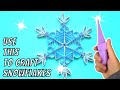Quilling SNOWFLAKES with MOULD| DIY Paper Snowflake