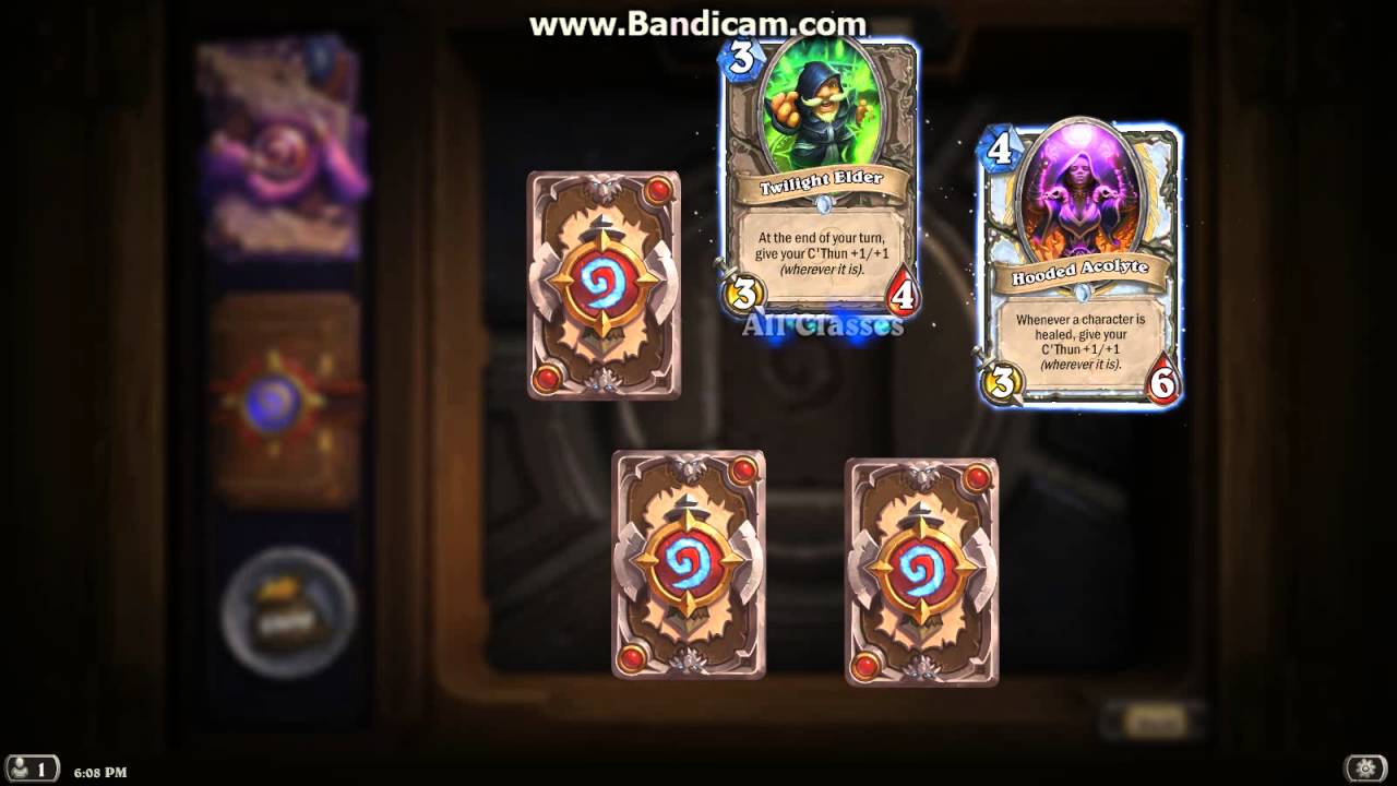 [Hearthstone] Open 8 packs of Whisper of the Old God