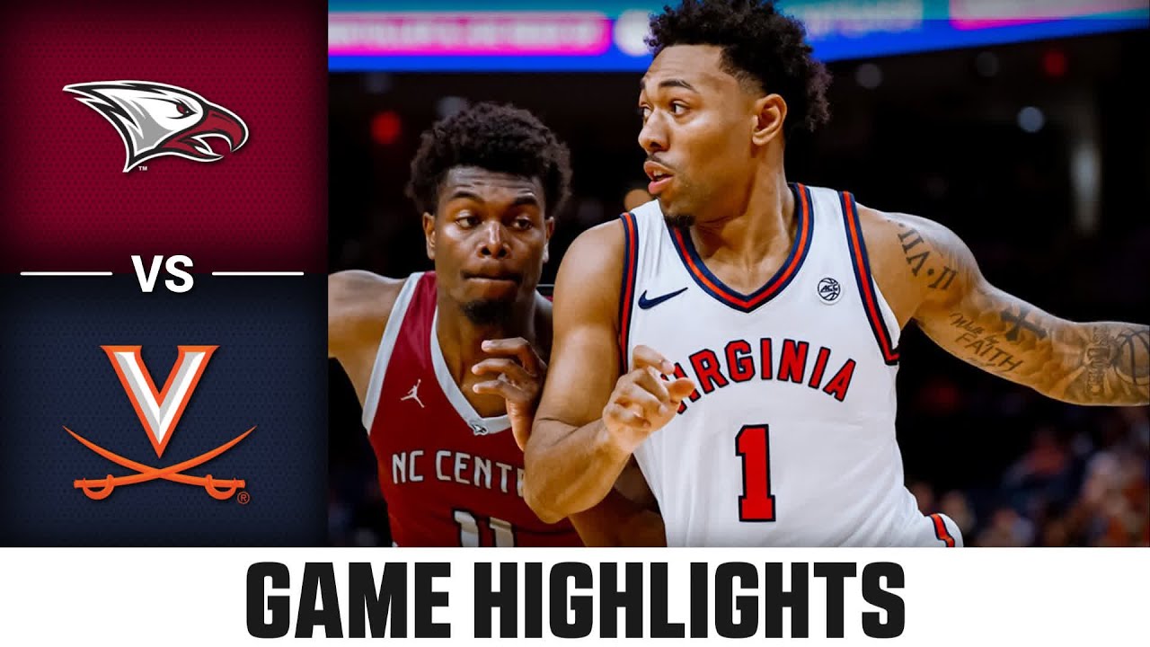 North Carolina Central vs Virginia Game Highlights | 2025-26 ACC Men's Basketball