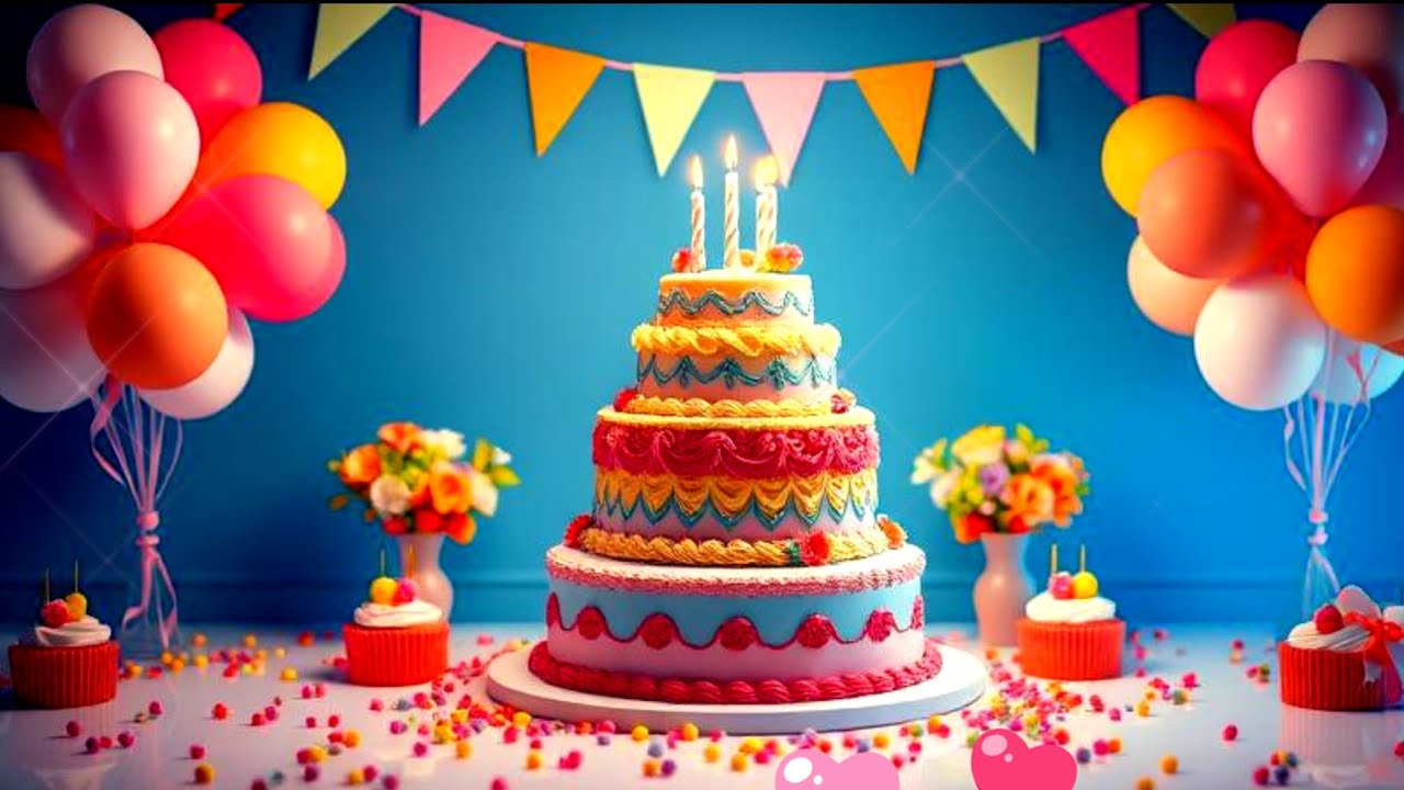 Happy Birthday slow and calming music for birthday wishes. Soothing birthday music for special day 💕