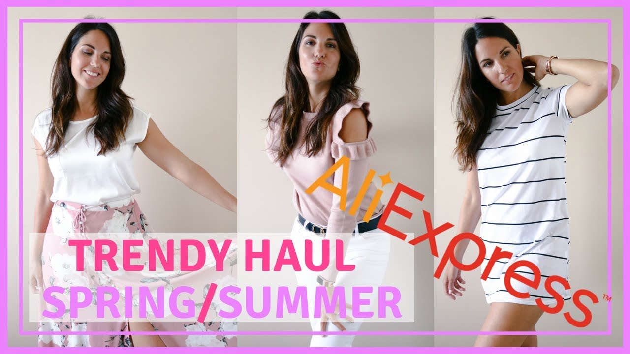 ALIEXPRESS TRENDY SPRING SUMMER CLOTHING TRY-ON HAUL 2018 (ft. Simplee Apparel)