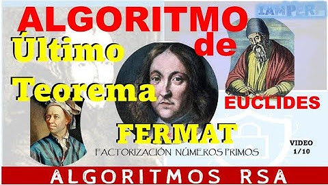 Video 1/8 Inicio Algoritmo de RSA y de Euclides Máximo Común Divisor  matemáticas para programación