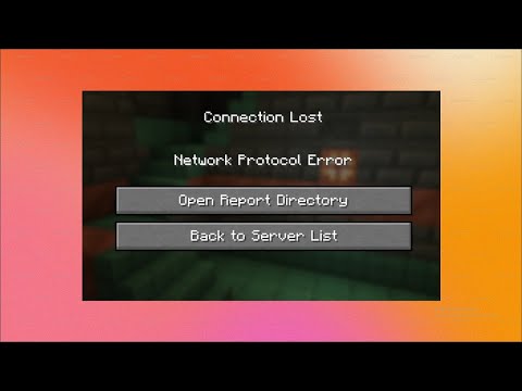 How to Fix Minecraft Game - Connection Error - Network Protocol Error