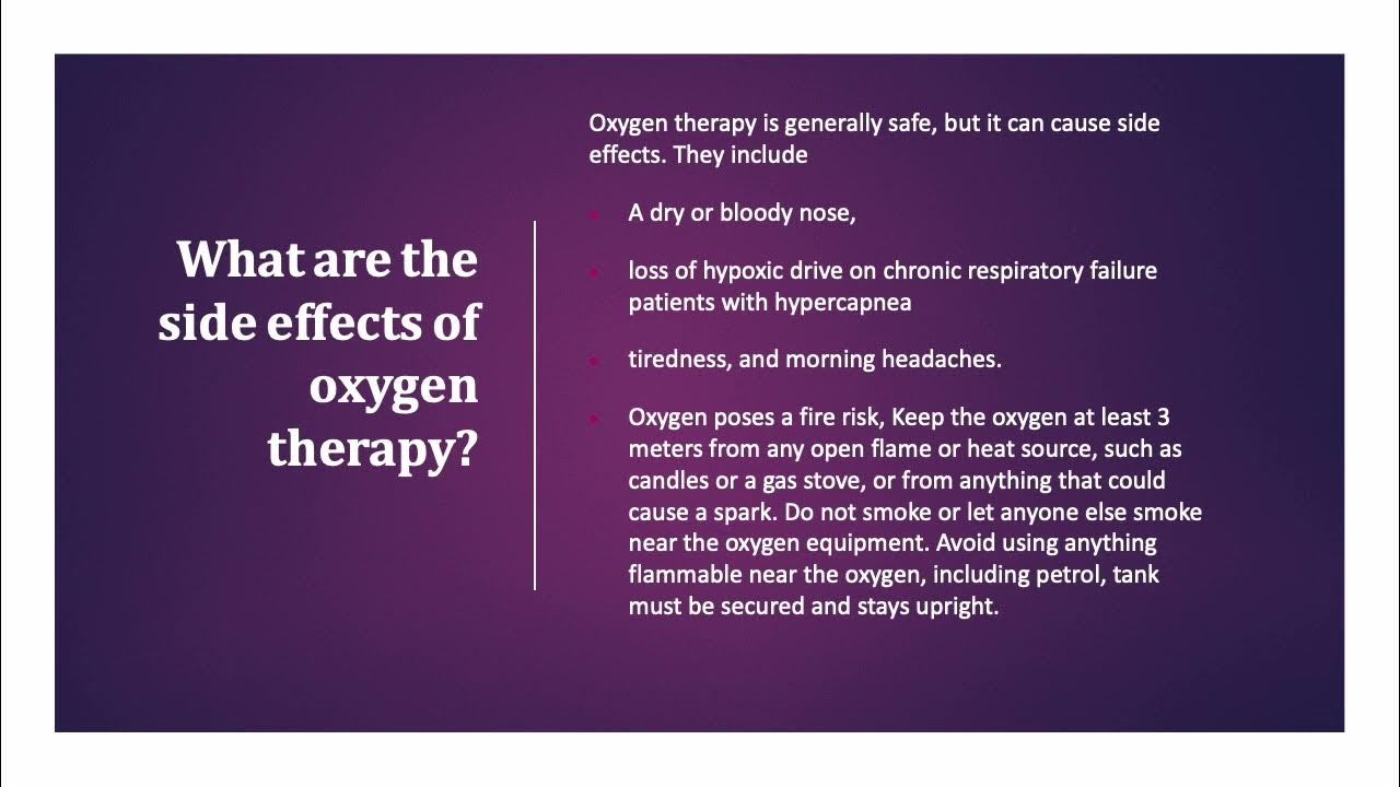 oxygen therapy YouTube