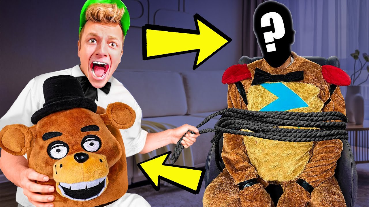WE FINALLY UNMASKED FREDDY ANIMATRONIC !! (WE SHOULDN'T HAVE DONE THIS!)