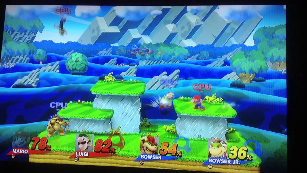 Super Smash Bros. for Wii U: Mario & Luigi vs. Bowser & Bowser Jr ...