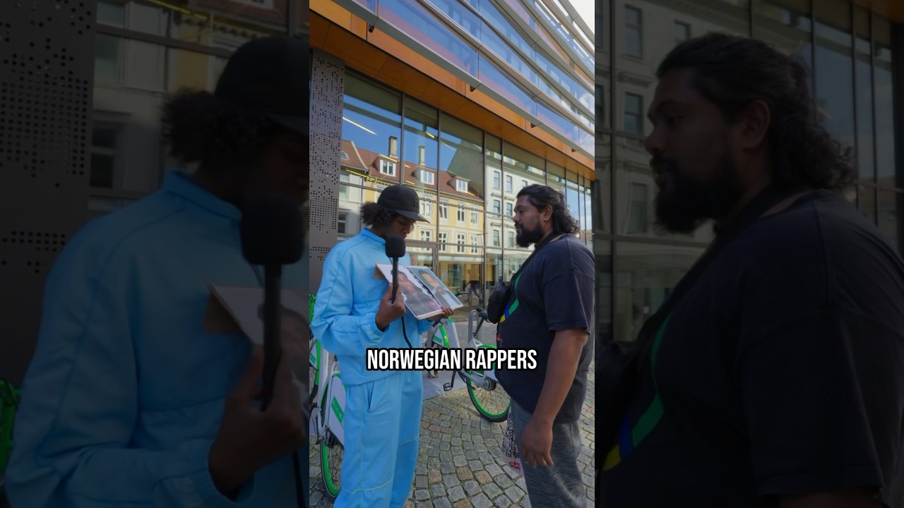 Norwegians can rap!? Viking rap? 💀 YLTV PÅ GATA
