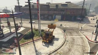 Grand Theft Auto V Online The Great Bulldozer Escape