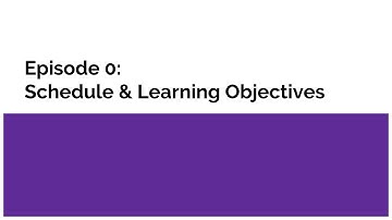 Introduction to Functional Programming in Haskell: Episode 0 - Schedule and Learning Objectives