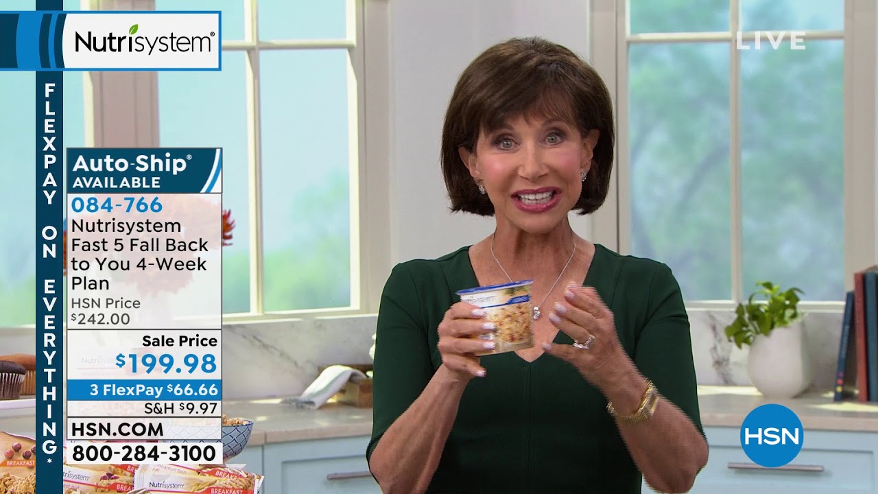 Nutrisystem Fast 5 Fall Back to You 4Week NonVegetarian ...