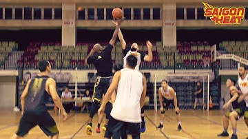 ABL9 || De Angelo Hamilton bất ngờ tham gia trận đấu tập của Saigon Heat