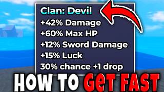 How to GET DEVIL CLAN in SAILOR PIECE FULL GUIDE REROLL METHOD Roblox