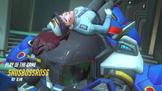 Overwatch - D.Va Quintuple Ultimate Team Kill