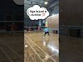 Age doesn't stop passion 🏸💯 #badminton #shorts