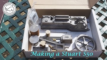 #MT22 Part 1 -  Making a Stuart S50 Engine Soleplate / Bedplate and Bearings. By Andrew Whale.