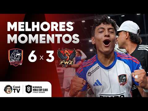 MELHORES MOMENTOS: PARCEROS 6 X 3 FWZ | COPA DO MUNDO DE CLUBES KINGS LEAGUE | 1ª RODADA