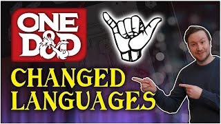 Changes to Languages in One D&D (Sign Language confirmed!)