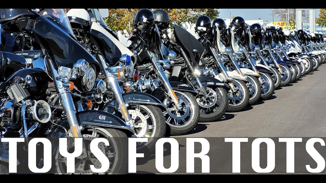 HarleyDavidson Marine Corps Reserve TOYS FOR TOTS Ride YouTube