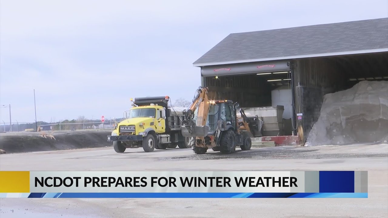 NCDOT prepares for winter weather in Eastern North Carolina