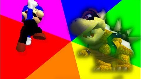 super mario 64 bloopers: two evil friends.
