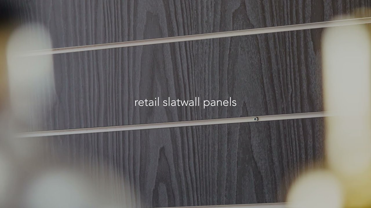 Retail Slatwall Panels from KML