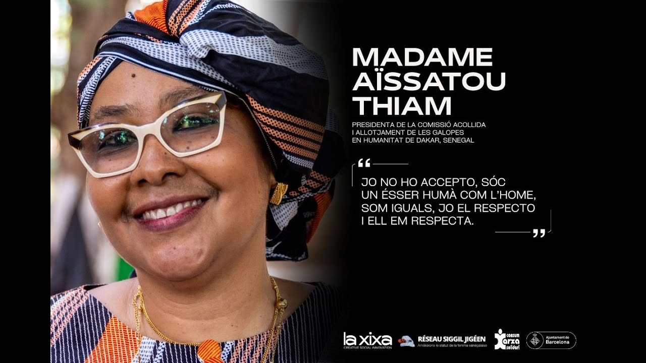 Madame Aïssatou Thiam // Pdta. Comissió d’Acollida i allotjament de 