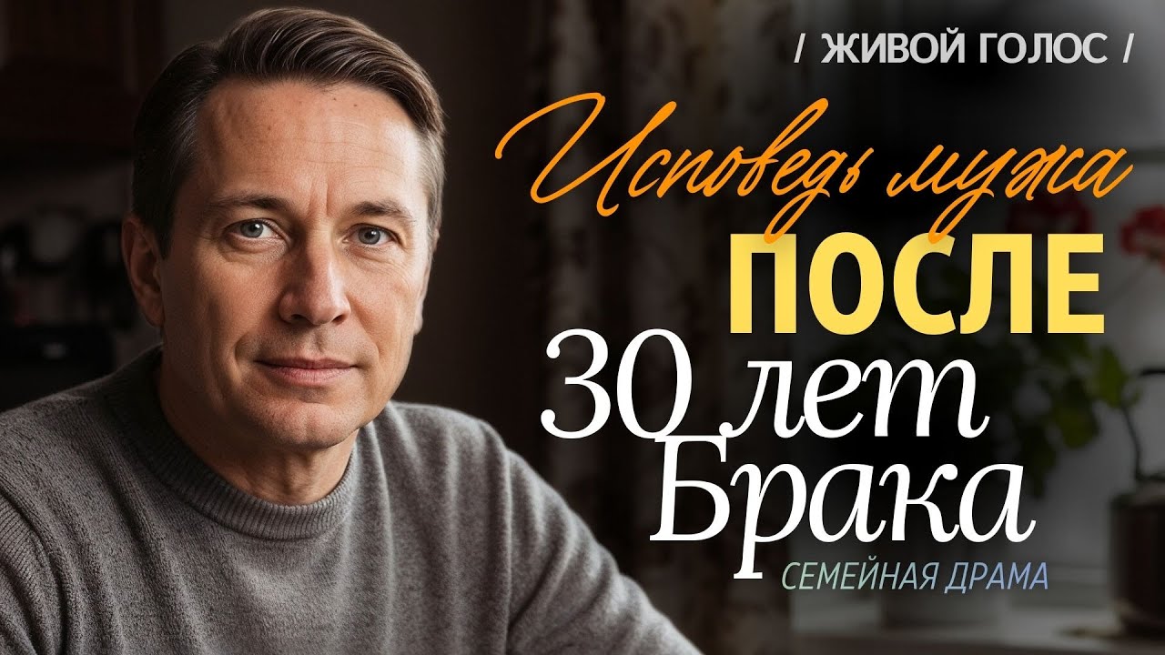 УШЁЛ К МОЛОДОЙ ПОСЛЕ 30 ЛЕТ БРАКА! «Ты постарела, Надя, а она свежа!» Исповедь мужа трогает до слёз.