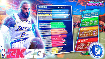 NBA 2K23 LEBRON JAMES BUILD *RARE* OVERPOWERED - DEMIGOD SMALL FORWARD BUILD 92 BADGES! #nba2k23
