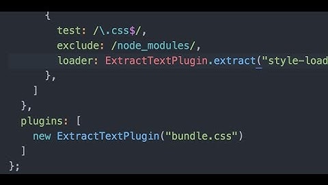 Webpack single CSS output file - ProgrammingTIL Webpack Video Tutorial Screencast 0006