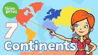 Video thumbnail of "Continents Song - Songs for Kids | Show N' Tell Kids"