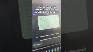 Using Google Gemini in MUET Essay Correction for Independent Learning
