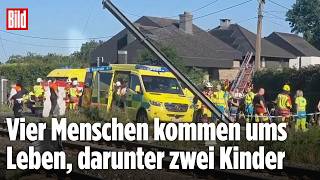 BELGIEN: Vier Tote nach Kollision zwischen Zug und Schulbus