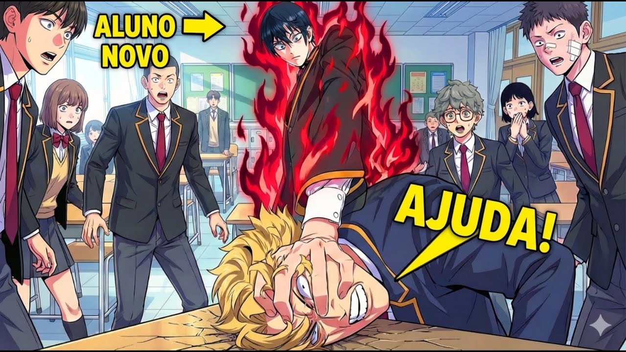 O Príncipe Demônio no Ensino Médio: Mostrando aos valentões o seu devido lugar! - Manhwa Recap