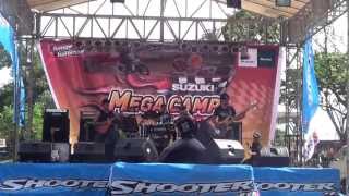 malapetaka - POWER METAL COVER (the shadow band medan) show suzuki camp 2013