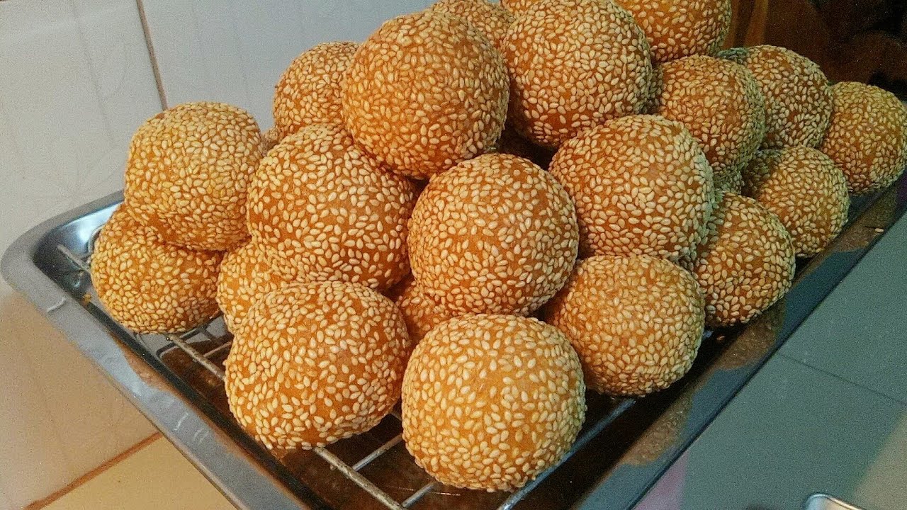 ขนมงา เคล็ดลับทำให้งาติดดี ไม่ระเบิด!!เวลาทอด สูตรไส้อร่อย ทำกินทำขายได้เลยจร้า