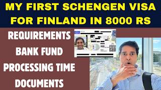 My First FINLAND SCHENGEN VISA in 8000 Rs Only | Finland Tourist Visa Process in 4 Day| Visitor Visa