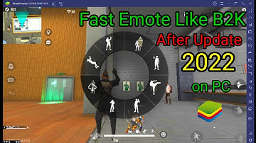 Fast Emote like B2K on PC Easy Tutorial || After Updates 2022||Bluestack 5