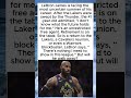 This changes everything for LeBron's career #nba #lebronjames #playoffs #shorts  #trending #couple