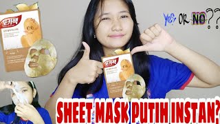 Reviewjujur Poca Pack Potato Sheet Mask Masker Kentang Korea