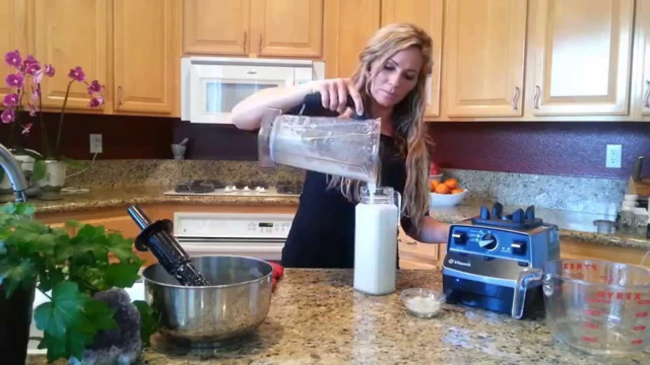 Homemade Healthy Almond Milk YouTube