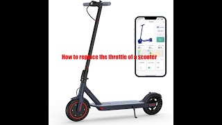 How to Replace an Electric Scooter's Throttle.