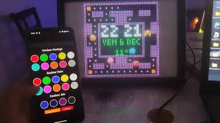 Pacman Clock - ESP32 - Matrice LED 64X64