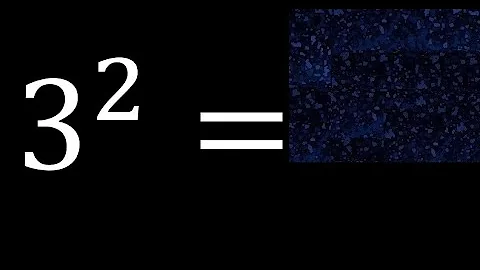 3 exponent 2 , number raised to the power, number above the number
