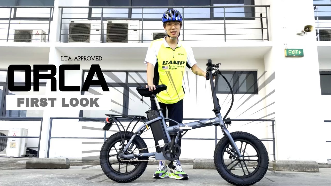 new electric bicycles V3 2.0 Folding Fat Tires Adult All Terrain Electric Bike, dark grey / Waterproof Bike Rack Bag