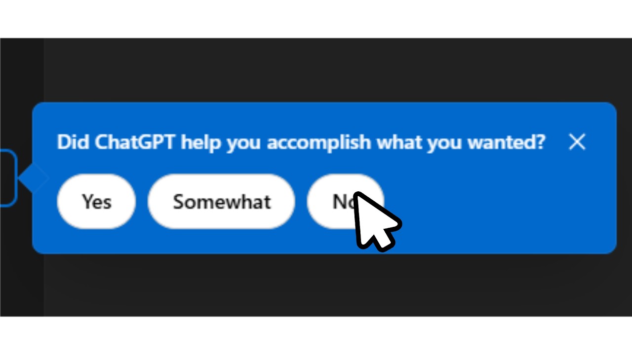 Never click No on ChatGPT  💀