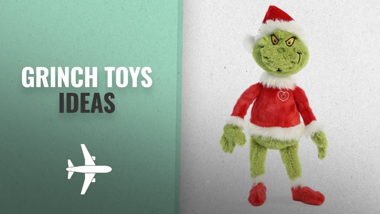 santa grinch plush