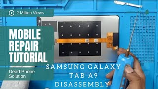 Samsung Galaxy TAB A9 Disassembly. How to open samsung tab A9 X-115