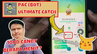 PAC BOT ULTIMATE CATCH ❗1000 CANDY SEBENTAR DOANG? 😱 | Pokemon Go Fake GPS 2023 screenshot 4